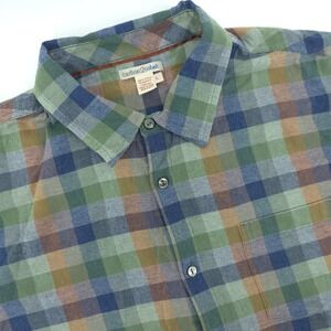 Carbon 2 Cobalt Shirt Mens Large Multicolor Cotton‎ Long Sleeve Button Up Casual